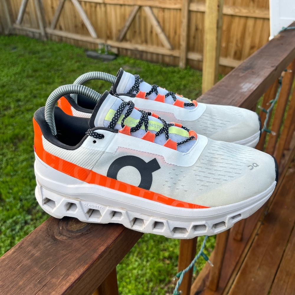 On Cloudmonster Running Walking Comfort Cushioned Lightweight Shoes Women’s 8.5 - Picture 3 of 13